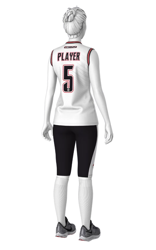 VOL-AW01.2 Волейболистка Майка ЦЕЛЬНАЯ (ПО КРЫЛОВОЙ) и Шорты VOL-SH-W-A03 52см Спина