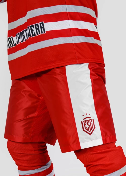 Чехлы на хоккейные шорты однотонные с лампасом HOC-SHL-M-A02