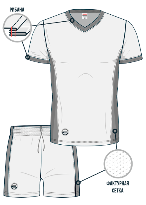 Волейбольная форма мужская VOL-A08.0-SUBL